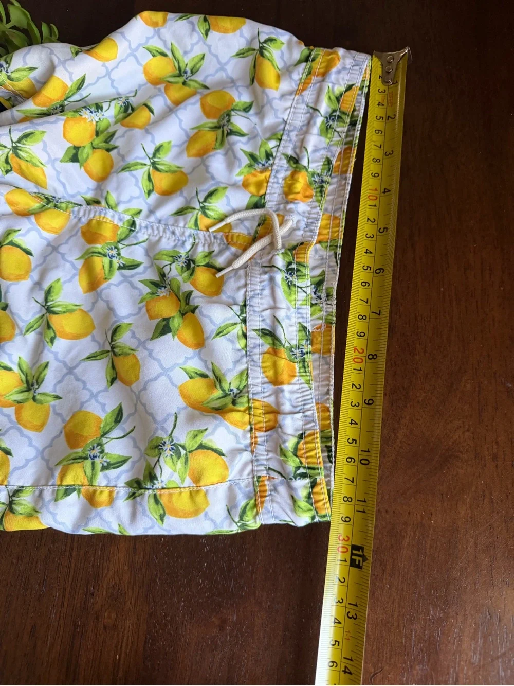 Janie And Jack Lemon Print Swim Trunks Short Size 5